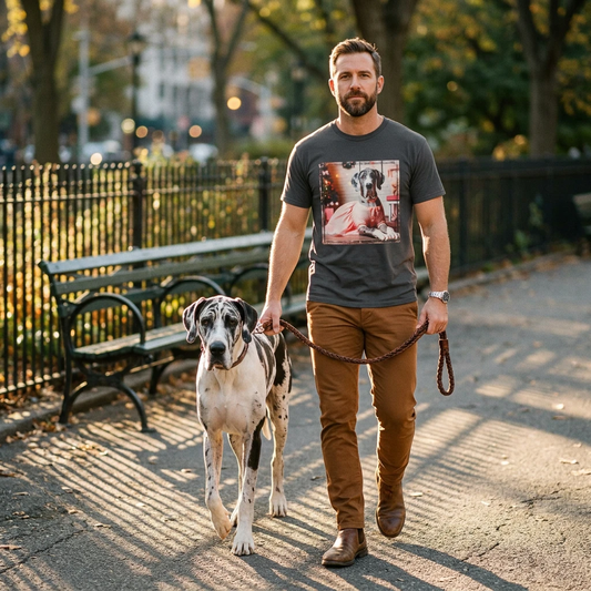 Great Dane sitting pretty shirt T-Shirt Printify