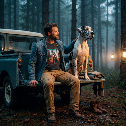 Great Dane Star Wars shirt T-Shirt Printify