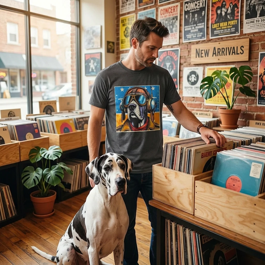 Great Dane American hero shirt T-Shirt Printify