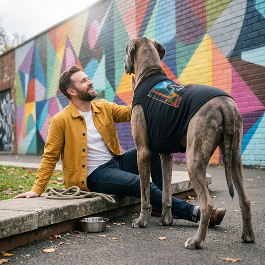 Pet Tank Top Great Dane Star Wars Pets Printify