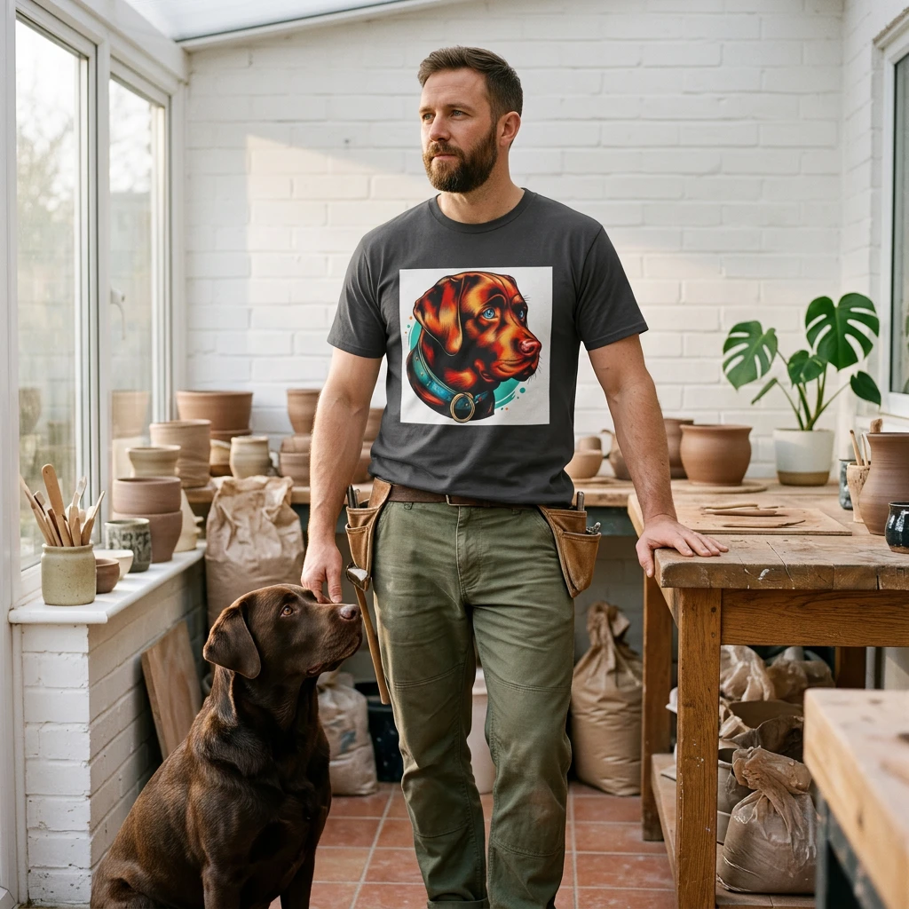 Labrador Retriever brown beauty shirt T-Shirt Printify