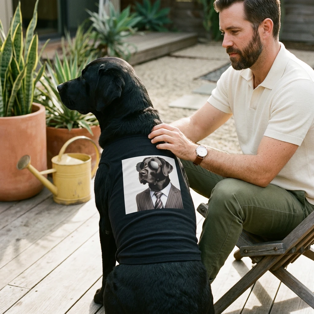 Labrador Retriever serious professional shirt Pets Printify