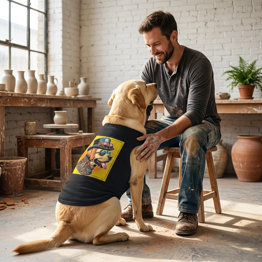 Labrador Retriever steam punk cutie Pets Printify