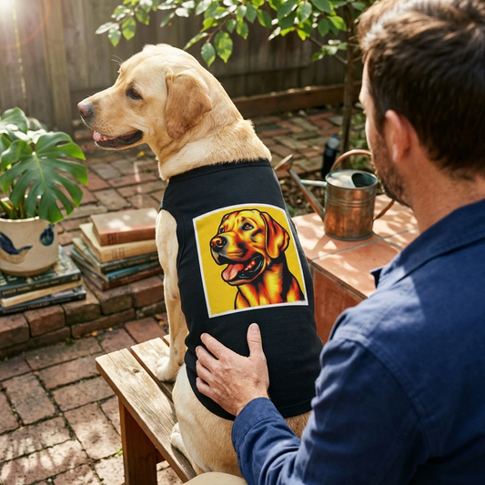 Labrador Retriever golden beauty shirt Pets Printify