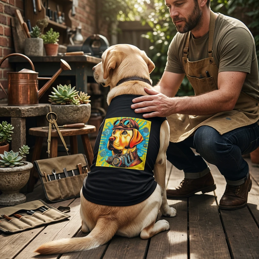 Labrador Retriever colorful steam punk Pets Printify
