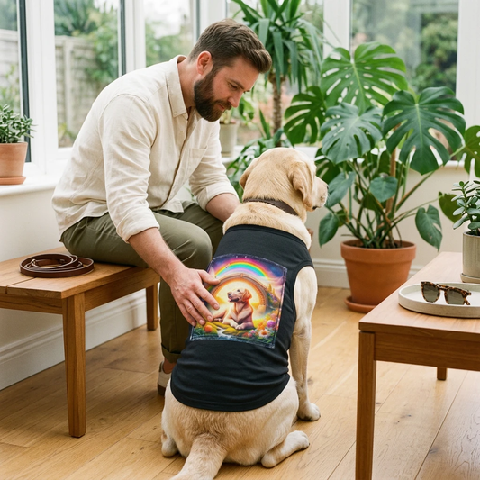 Labrador Retriever pretty flowers shirt Pets Printify