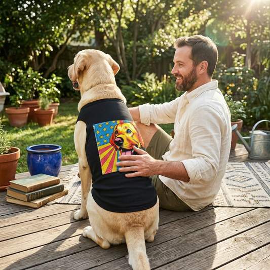 Labrador Retriever Stars and Stripes shirt Pets Printify