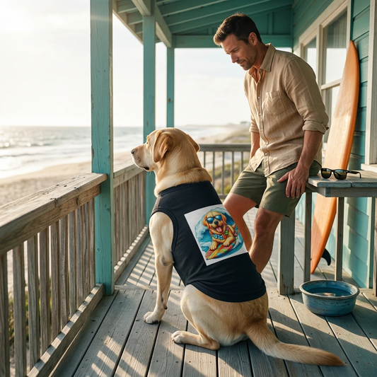 Labrador Retriever surfing cutie Pets Printify