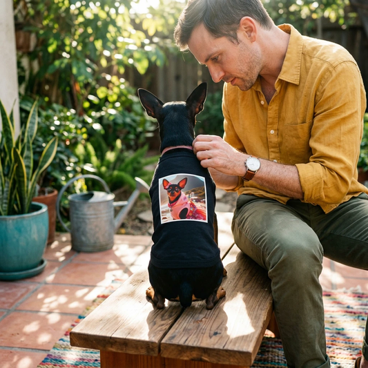 Dog Tank Top - Min Pin pink beauty Pets Printify