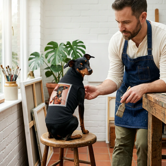 Min Pin Tank Top Tiny Dancer Breed Lover Dog Shirt Breathable Comfortable Everyday Wear For Small Dogs Pets Printify