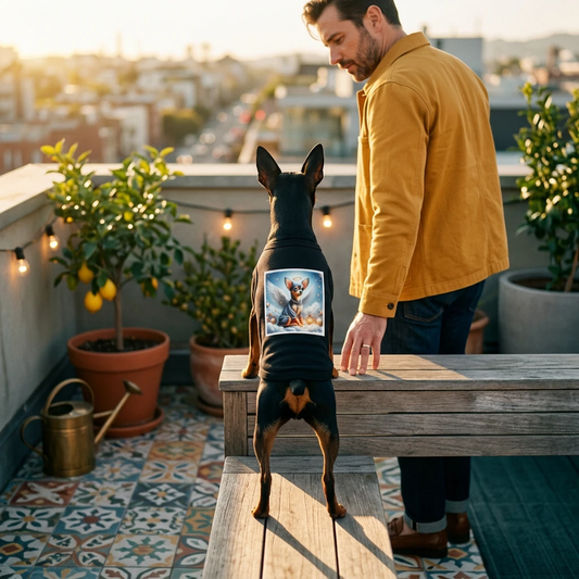 Dog Tank Top - Min Pin Tank Top tiny Angel Pets Printify