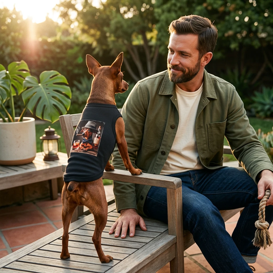 Min Pin Tank Tops puppy smoking Pets Printify