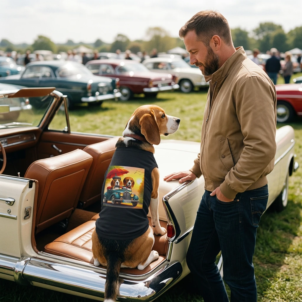 Beagle Lover Tank Top Beagle Couple Graphic Tee For Dog Lovers And Beagle Enthusiasts Pets Printify