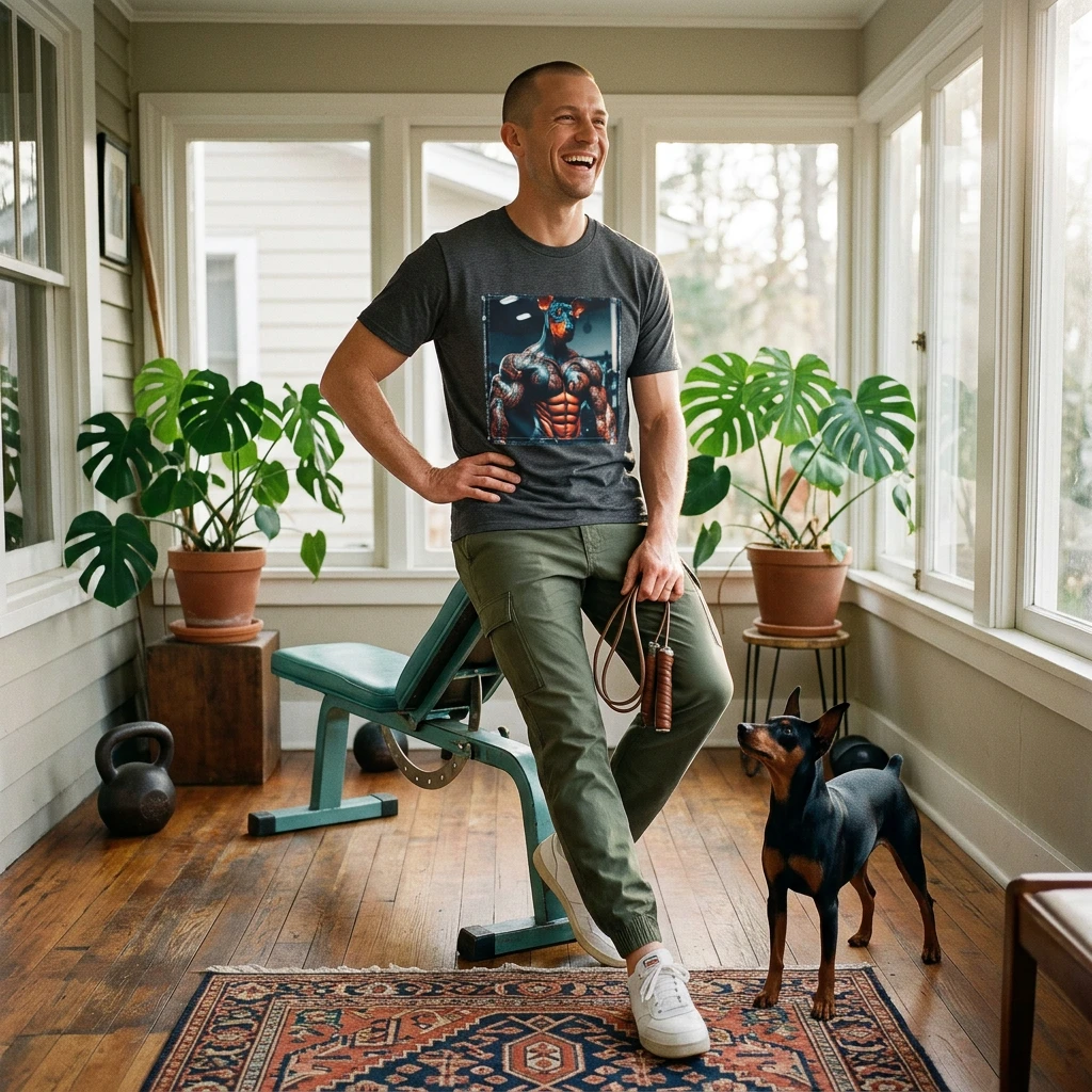 Min Pin T-Shirt personal trainer T-Shirt Printify