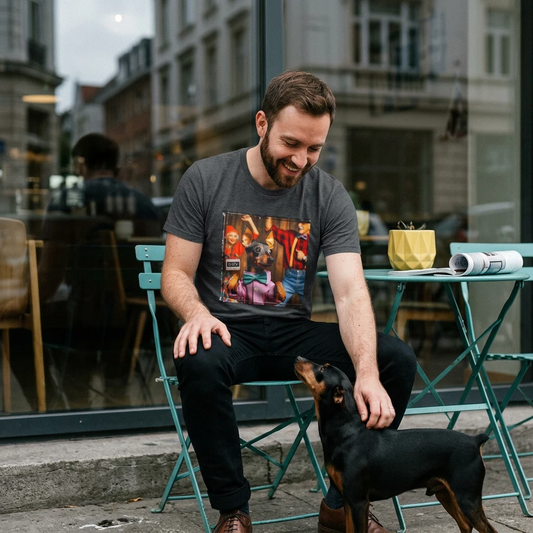 Min Pin T-Shirt party fun T-Shirt Printify