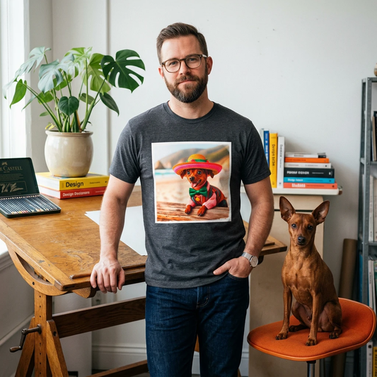 Min Pin T-Shirt fiesta fun T-Shirt Printify