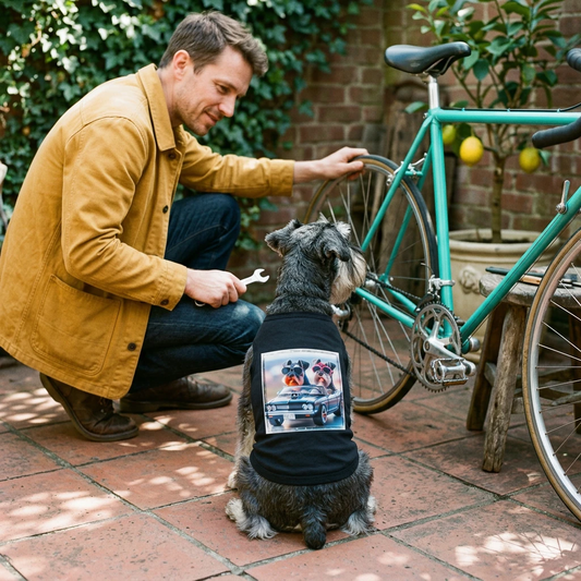 Miniature Schnauzers driving friends shirt Pets Printify