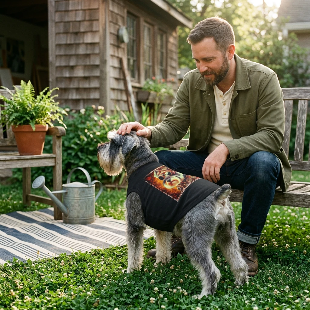 Miniature Schnauzer's golden steam punk Pets Printify
