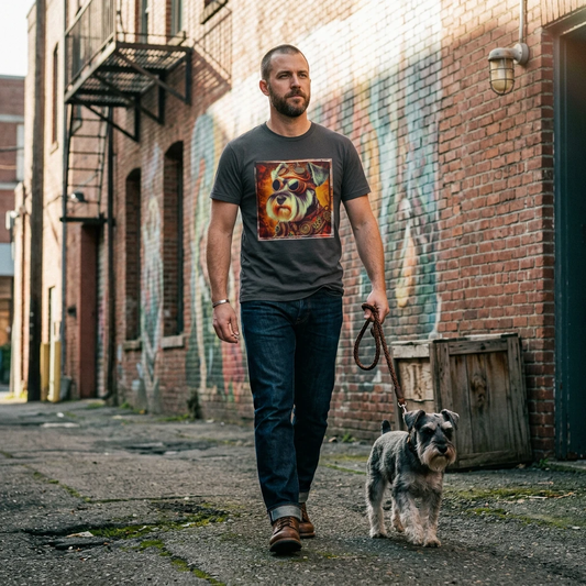 Miniature Schnauzer steam punk T-Shirt Printify
