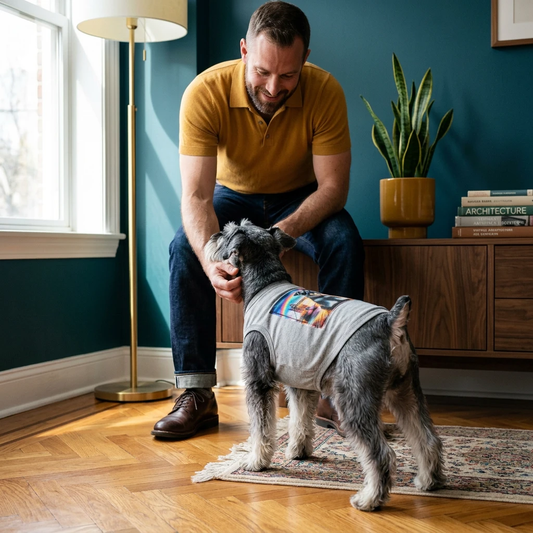 Miniature Schnauzer prettu rainbow shirt Pets Printify