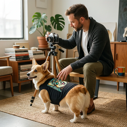 Pembroke Welsh Corgi steam punk shirt Pets Printify
