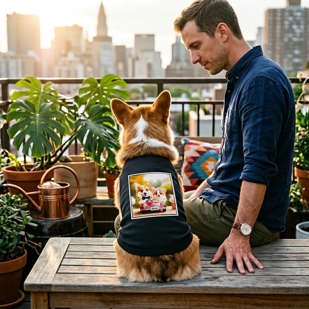 Wacky Pembroke Welsh Corgi cute couple shirt Pets Printify