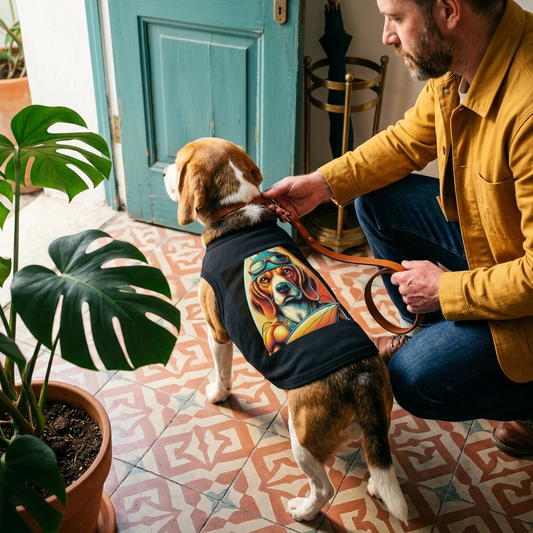 Beagle Surfer Dog Tank Top For Pet Lovers Beagle Themed T Shirt Apparel For Dog Owners Pets Printify