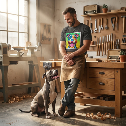 Pit Bull pretty colors shirt T-Shirt Printify