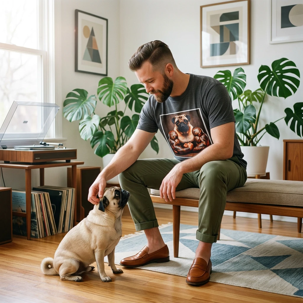 Pugs T-Shirt Printify
