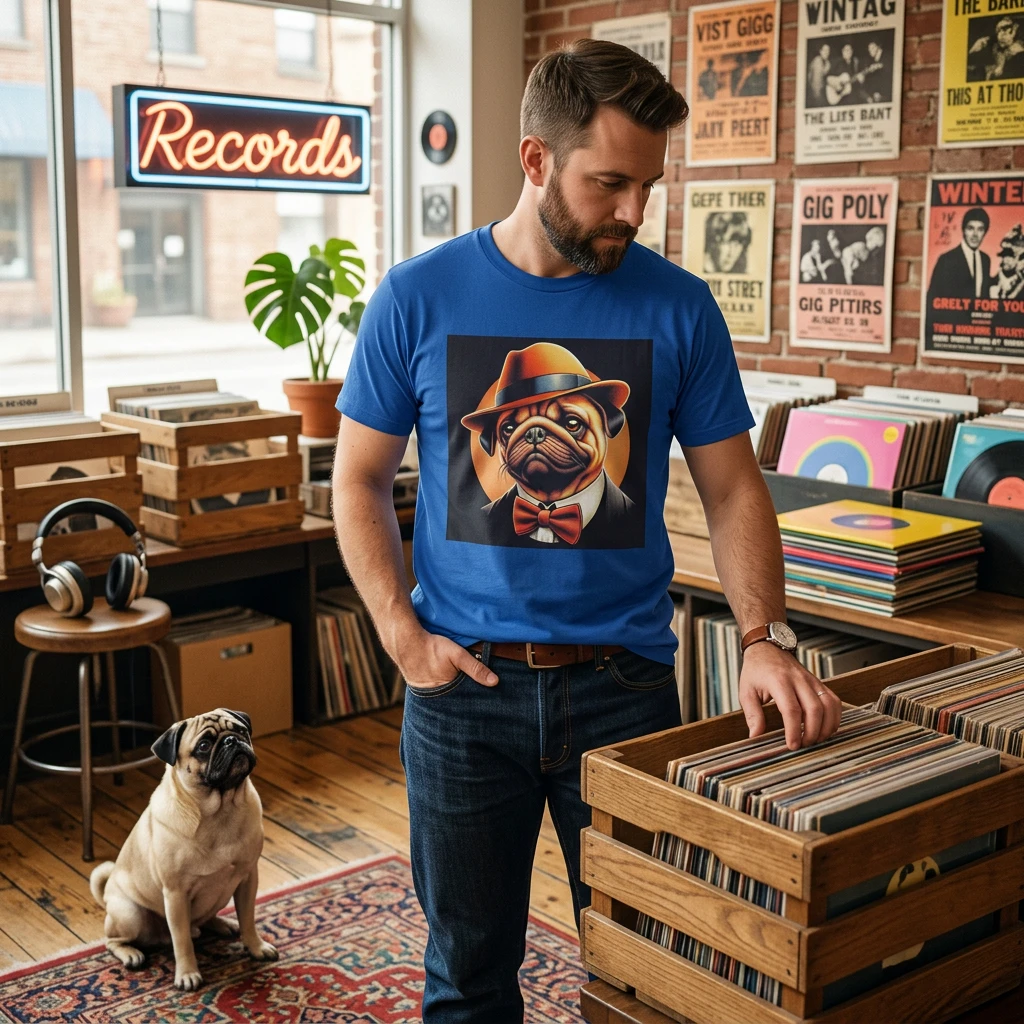 Pugs T-Shirt Printify