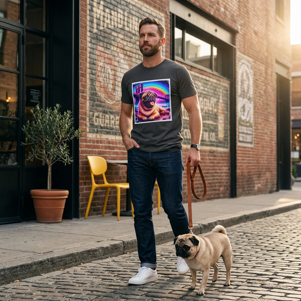 Pugs T-Shirt Printify