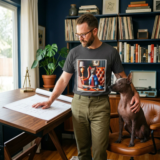 Mexican Hairless Dog working business T-Shirt Printify