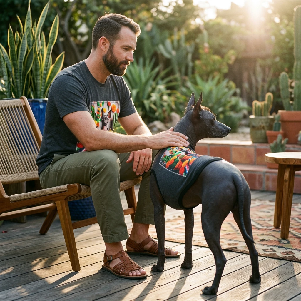 Mexican Hairless Dog dessert T-Shirt Printify