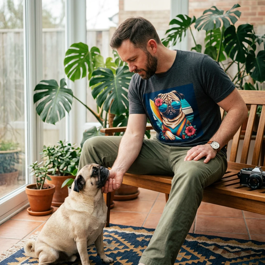 Pugs T-Shirt Printify