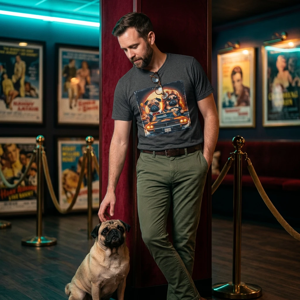 Wacky Pugs T-Shirt Printify