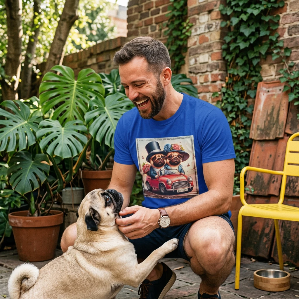 Wacky Pugs T-Shirt Printify