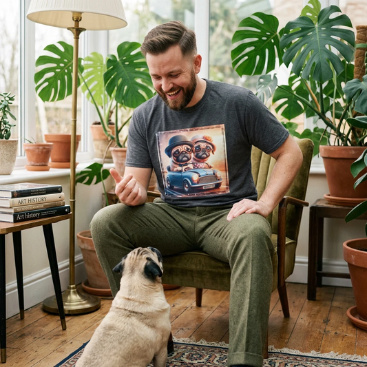 Wacky Pugs T-Shirt Printify