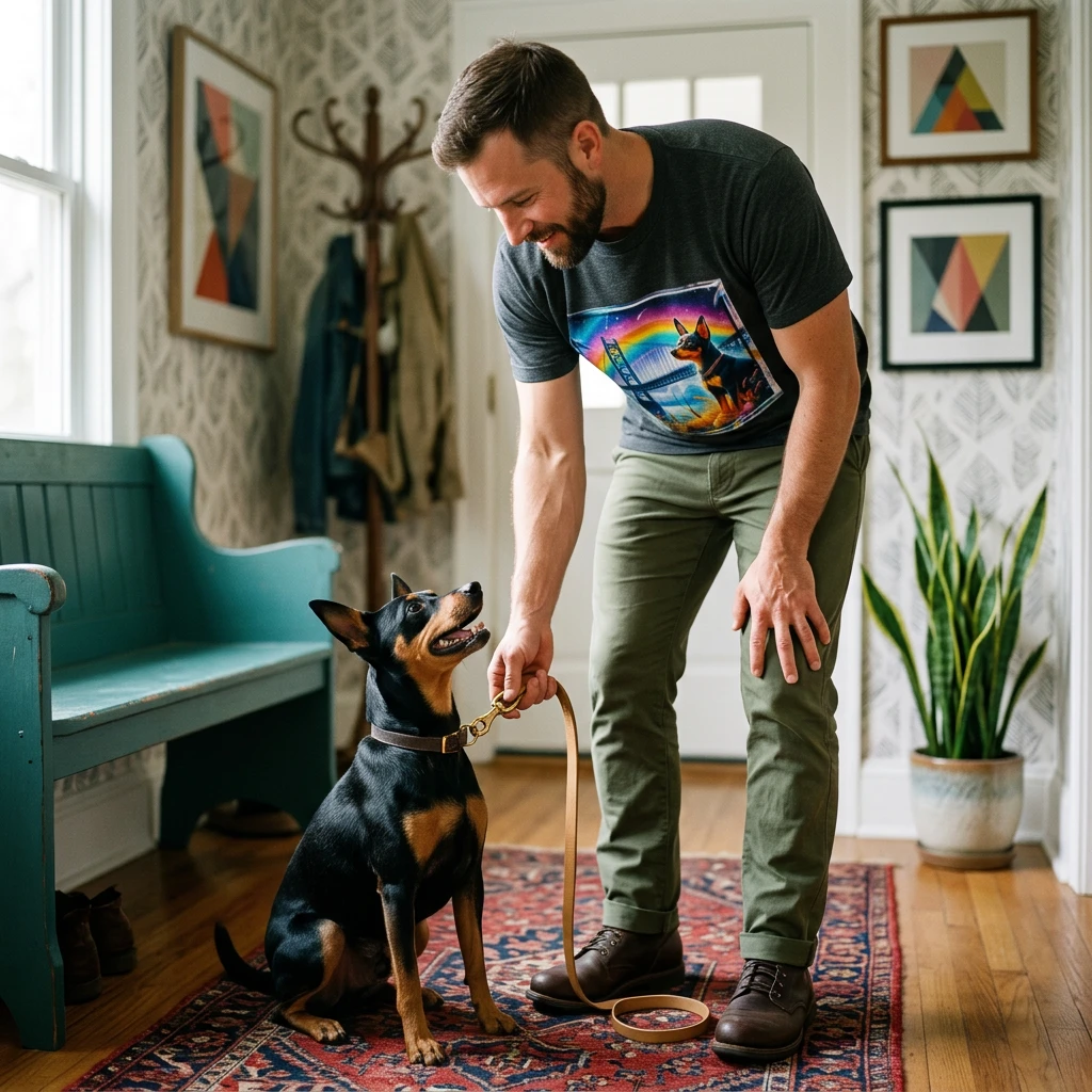 Rat Terrier T-Shirt rainbow T-Shirt Printify