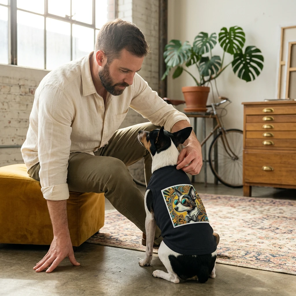 Rat Terrier steam punk cutie Pets Printify