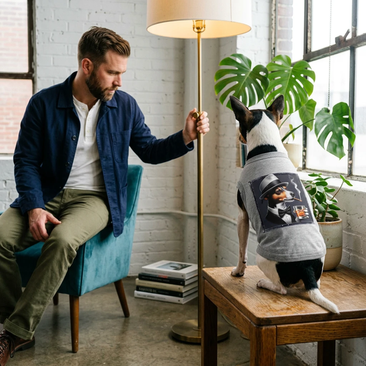 Pet Tank Top Rat Terrier smoking cigars Pets Printify