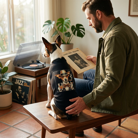 Pet Tank Top Rat Terrier cigars and drink Pets Printify