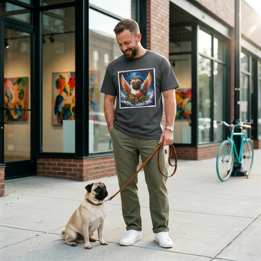 Pugs T-Shirt Printify