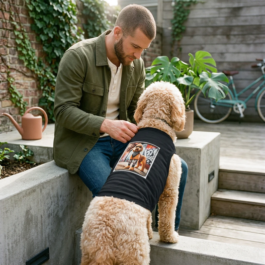 Pet Tank Top Sheepadoodle graffiti Pets Printify