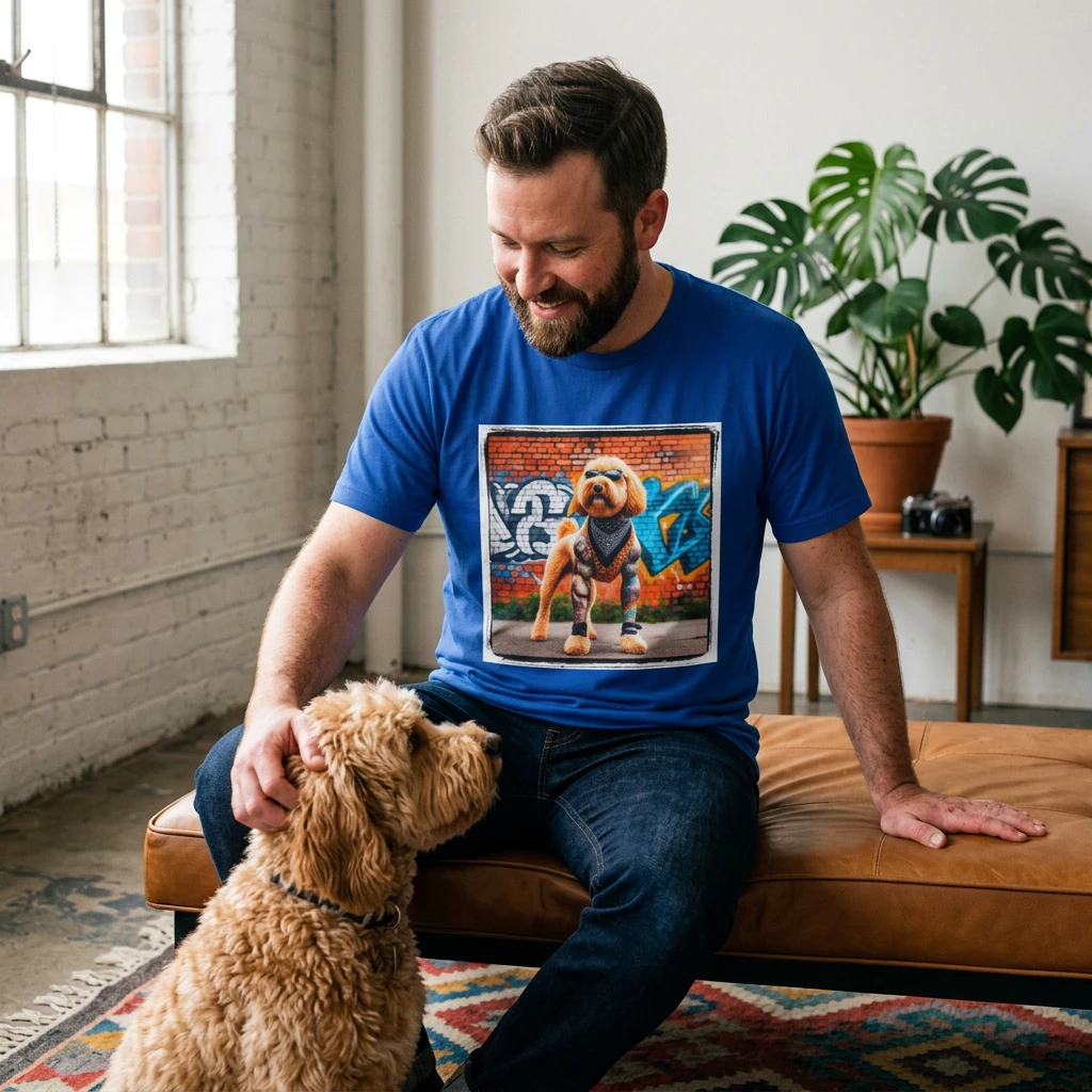 Shepadoodle T-Shirt Printify
