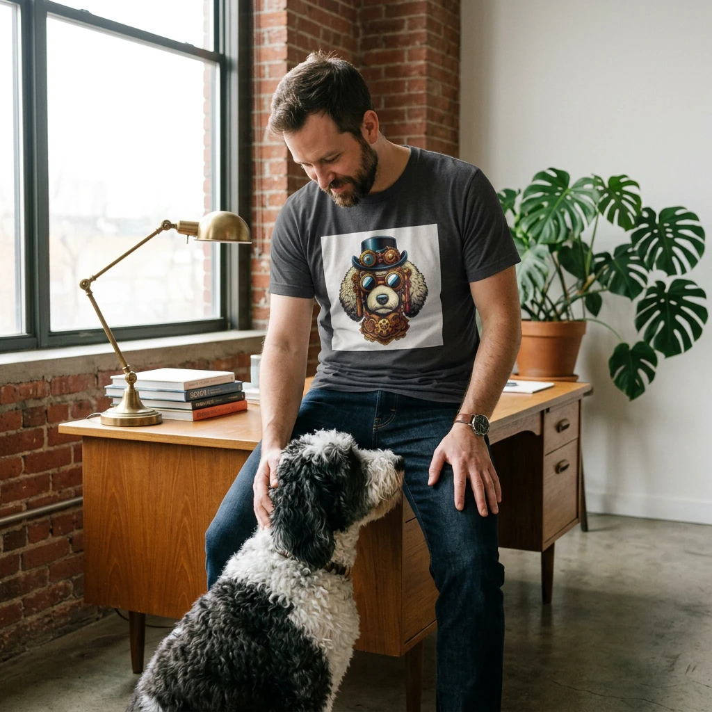Shepadoodle T-Shirt Printify