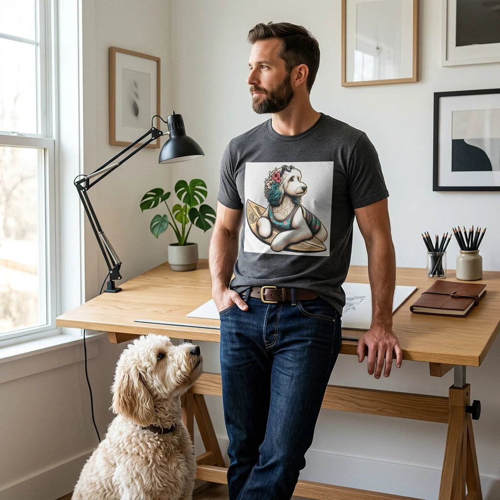 Shepadoodle T-Shirt Printify