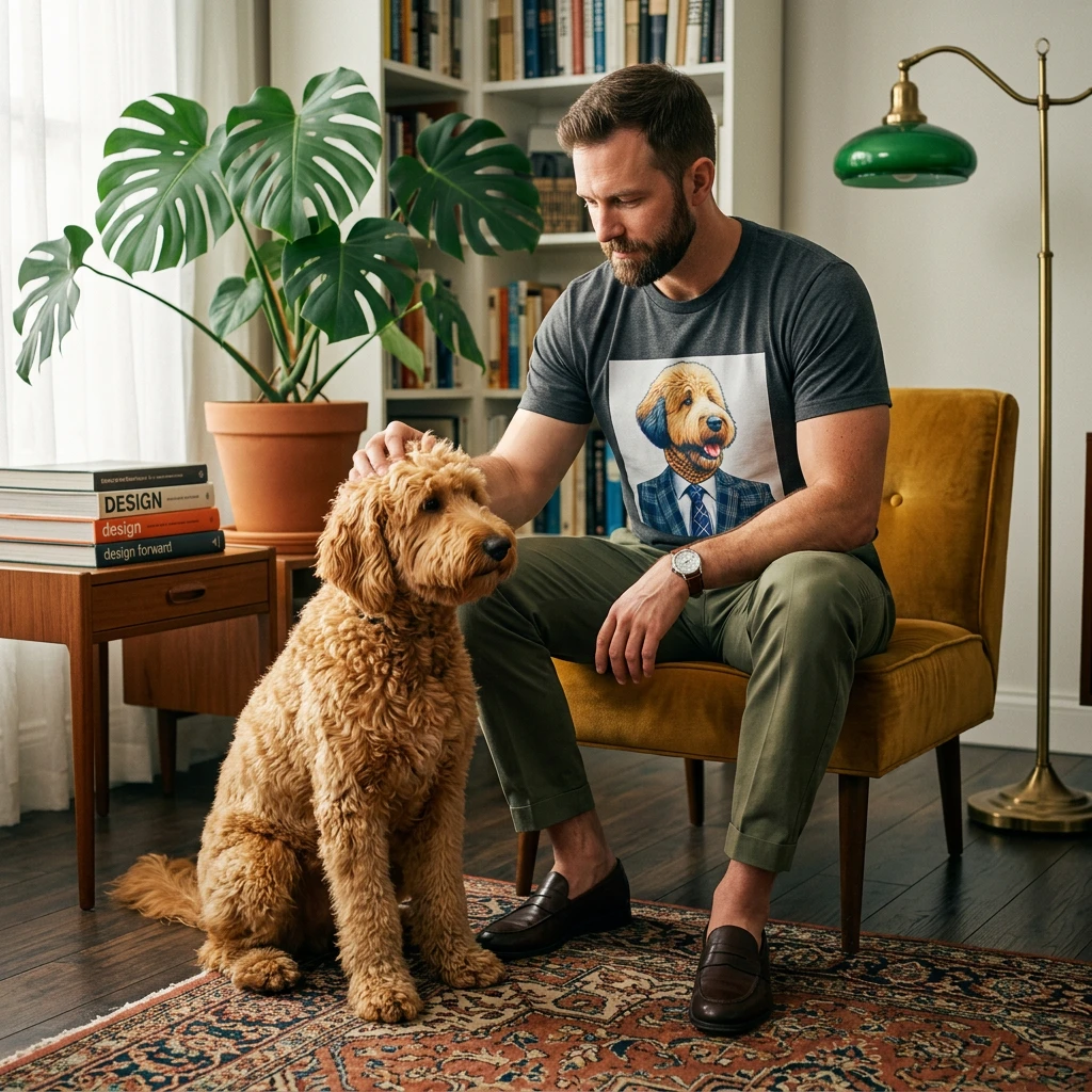 Shepadoodle T-Shirt Printify