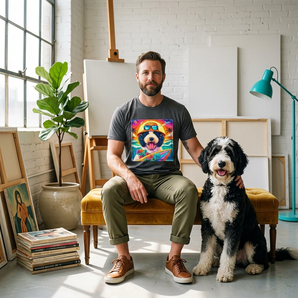 Shepadoodle T-Shirt Printify