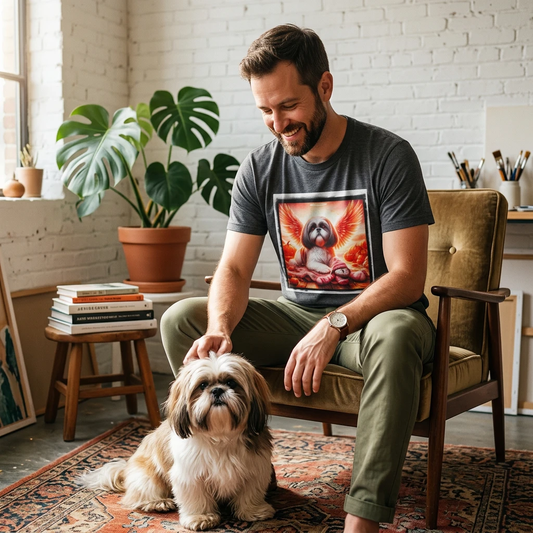 Shih Tzu heavenly sngel shirt T-Shirt Printify