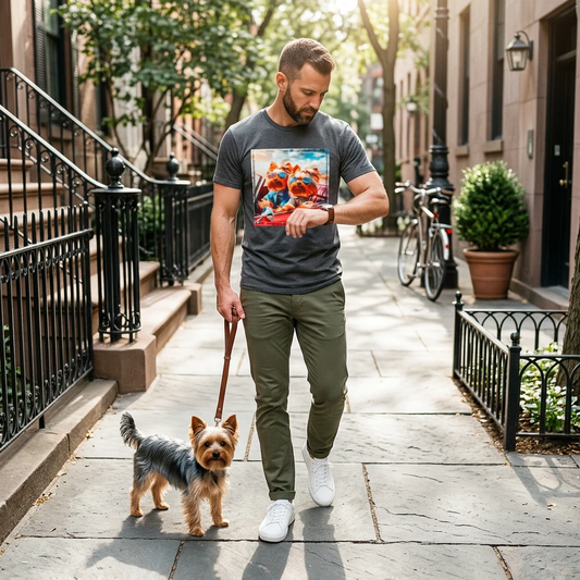 Wacky Yorkie T-Shirt Printify